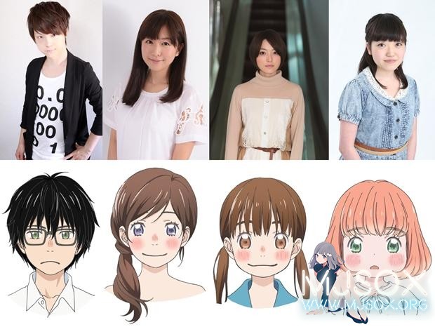 官方公布TV动画《三月的狮子》人设图